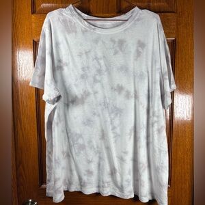 Athleta Women's Tie-Dye Short Sleeve Tee - Gray